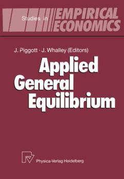 Paperback Applied General Equilibrium Book