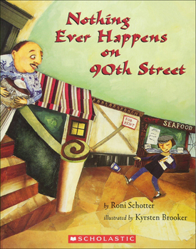 Library Binding Nothing Ever Happens on 90th Street Book