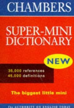 Paperback Chambers Super-mini English Dictionary Book