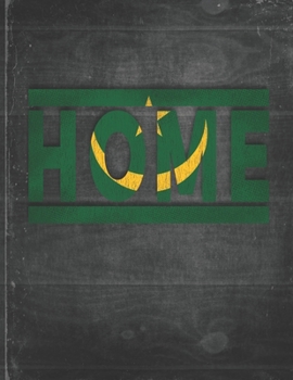 Home: Mauritania Flag Personalized Retro Gift for Mauritanian Retired Coworker Friend Party  Undated Planner Daily Weekly Monthly Calendar Organizer Journal