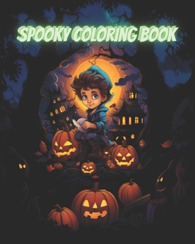 Paperback Spooky Coloring Book