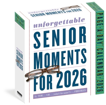 Calendar Unforgettable Senior Moments Page-A-Day(r) Calendar 2026 Book
