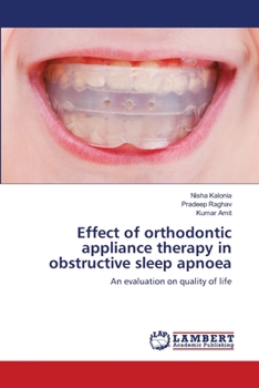 Paperback Effect of orthodontic appliance therapy in obstructive sleep apnoea Book