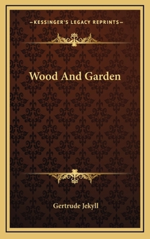 Hardcover Wood And Garden Book