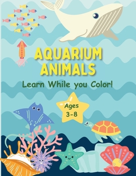 Paperback Aquarium Animals Coloring Book
