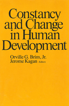 Hardcover Constancy and Change in Human Development Book