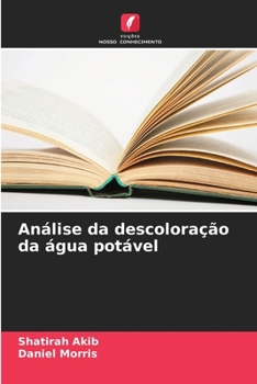 Paperback Análise da descoloração da água potável [Portuguese] Book