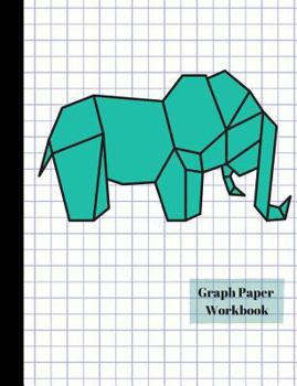 Paperback Origami Elephant 4x4 Quad Graph Paper Workbook Book
