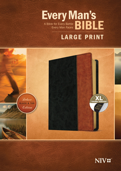 Imitation Leather Every Man's Bible NIV, Large Print, Tutone [Large Print] Book