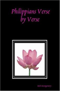 Paperback Philippians Verse by Verse Book