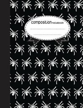 Paperback Composition Notebook, 8.5 x 11, 110 pages: Spider Halloween: (School Notebooks) Book