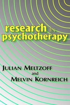 Paperback Research in Psychotherapy Book