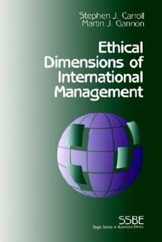 Paperback Ethical Dimensions of International Management Book