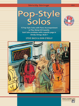 Paperback Strictly Strings Pop-Style Solos: Viola, Book & CD Book