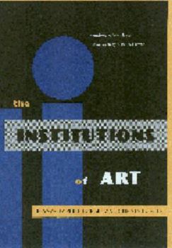 Hardcover The Institutions of Art Book