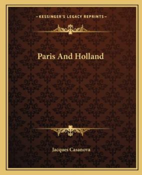 Paperback Paris And Holland Book