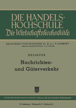 Paperback Nachrichten- Und Güterverkehr [German] Book