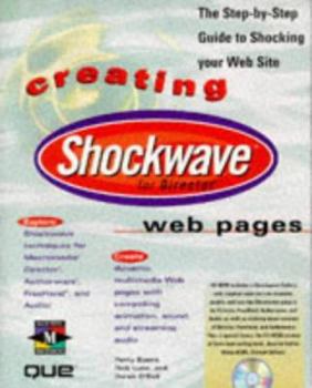 Paperback Creating Shockwave Web Pages with CD-ROM Book