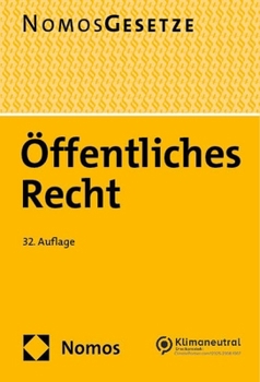 Paperback Offentliches Recht: Textsammlung [German] Book