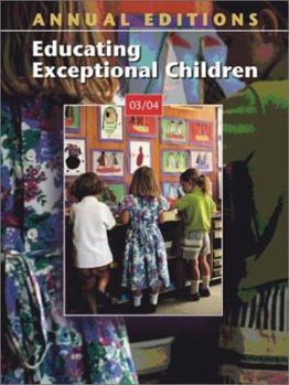 Paperback Annual Editions: Educating Exceptional Children 03/04 Book