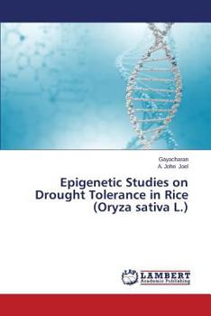 Paperback Epigenetic Studies on Drought Tolerance in Rice (Oryza Sativa L.) Book