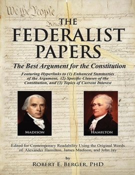 Paperback The Federalist Papers (Annotated) Book