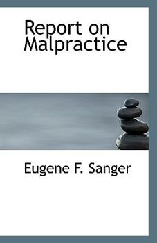 Paperback Report on Malpractice Book