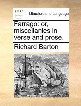Paperback Farrago: Or, Miscellanies in Verse and Prose. Book