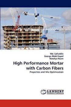 Paperback High Performance Mortar with Carbon Fibers Book