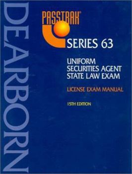 Paperback Uniform Securities Agent State Law Exam Book