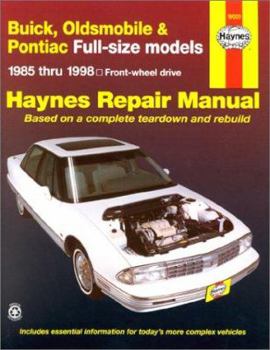 Paperback Buick, Olds & Pontiac Full-Size Fwd Models: Automotive Repair Manual Book