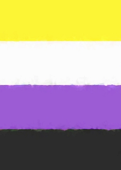 Paperback Nonbinary Pride Flag Journal Book