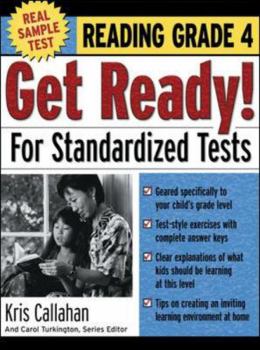 Paperback Get Ready! for Standardized Tests: Reading Grade 4 Book