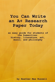Paperback You Can Write an A+ Research Paper Today Book