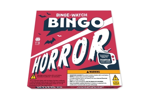 Misc. Binge-Watch Bingo: Horror: A Game for Film & TV Lovers Book
