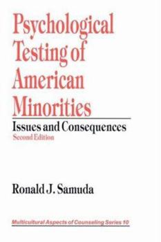Paperback Psychological Testing of American Minorities: Issues and Consequences Book