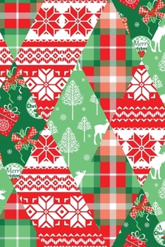 Merry Christmas Ugly Sweater Wrapping Paper Xmas Notebook: Celebrating the holiday spirit while being organized!