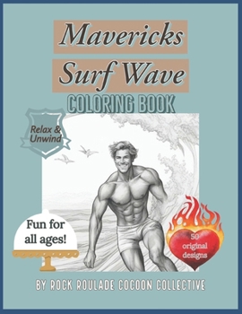 Paperback Mavericks Surf Wave: Coloring Book
