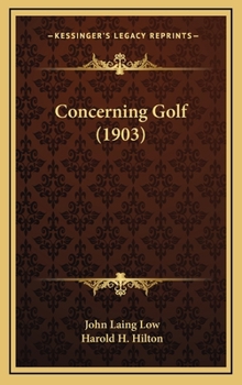 Hardcover Concerning Golf (1903) Book