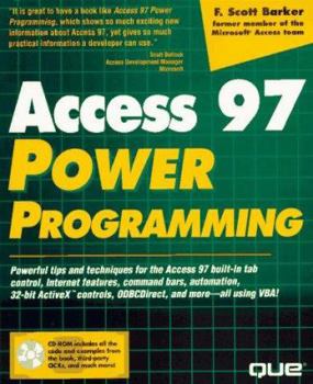 Paperback Access Power Programming 1997: With CDROM Book