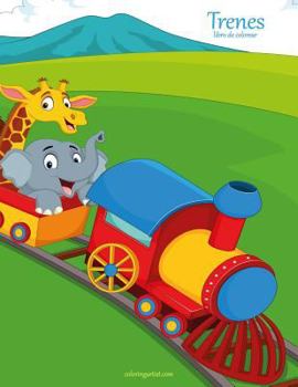 Paperback Trenes libro de colorear 1 [Spanish] Book