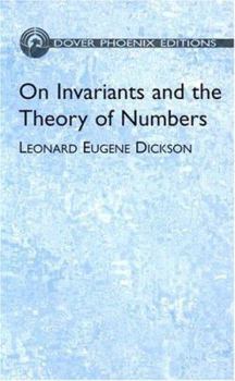 Hardcover On Invariants and the Theory of Numbers Book