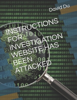 Paperback Instructions for Investigation Website Has Been Attacked Book