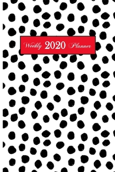 2020 Weekly Planner: 6 x 9 inch 150 Pages Year Months Weeks Calendar, Schedule, and Organizer plus Dot Grid Pages (January 2020 - December 2020) (Preppy Abstract Planners)