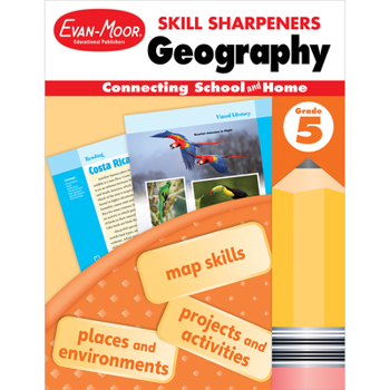 Paperback Skill Sharpeners: Geography, Grade 5 Book