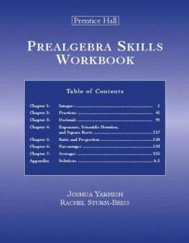 Paperback Prealgebra Skills Workbook Book