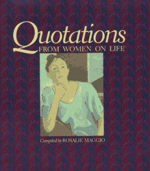 Hardcover Quotations from Women on Life: 6 Book