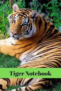 Paperback Tiger Notebook: A5 (6 x 9 Inches) Notebook Journal Diary . High Quality Hand Writing Journal With 100 Pages Book