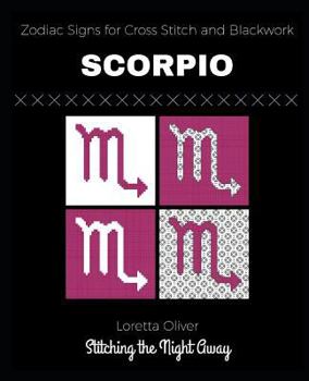 Paperback Scorpio Zodiac Signs for Cross Stitch and Blackwork Book