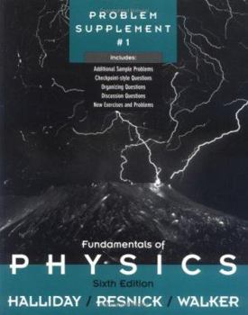 Paperback Fundamentals of Physics,, Problem Supplement No. 1 Book